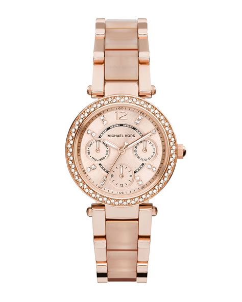 michael kors orologio rose gold|michael kors parker rose gold.